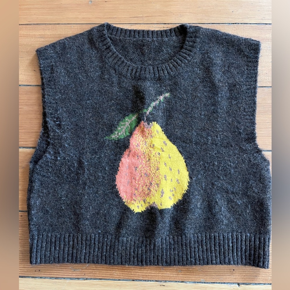 Pear Sweater Vest
